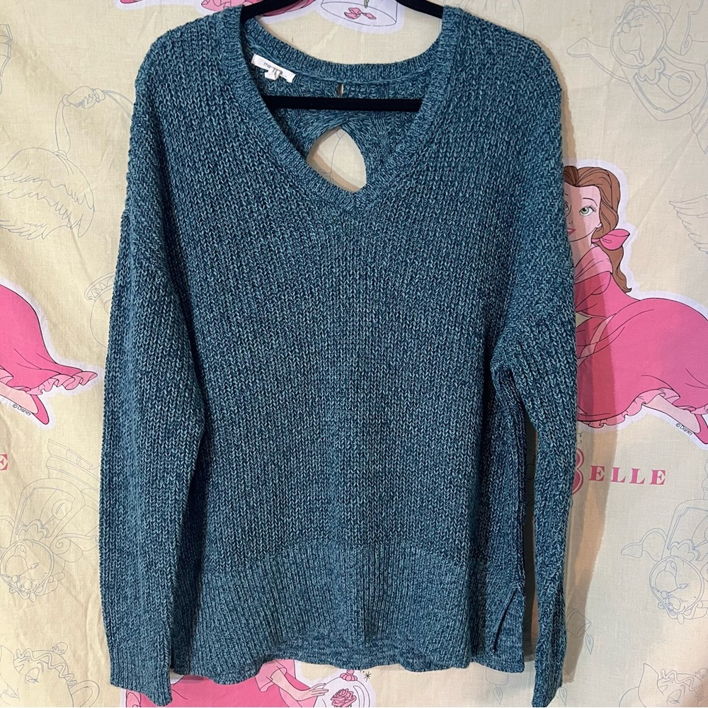 Maurices Teal V-Neck Sweater